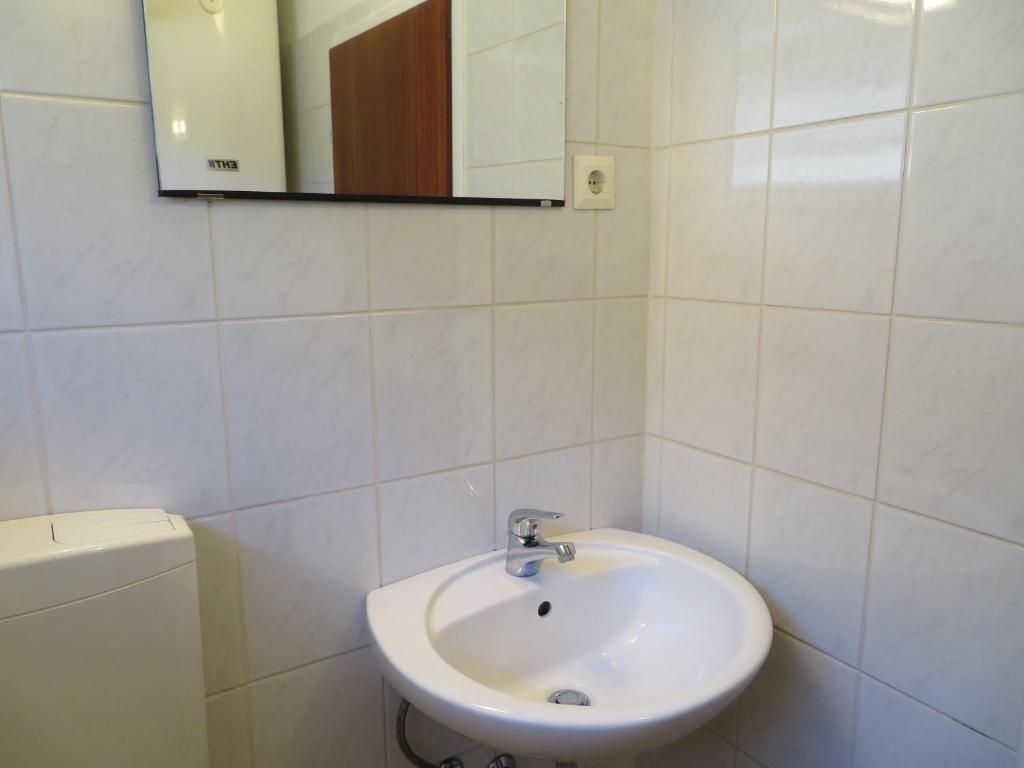 Koupelna v ubytování Haus Irmi