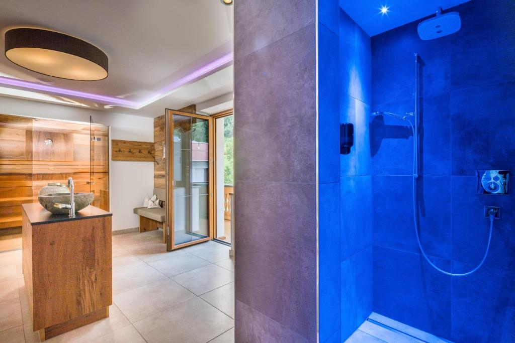 Koupelna v ubytování Hotel Englhof