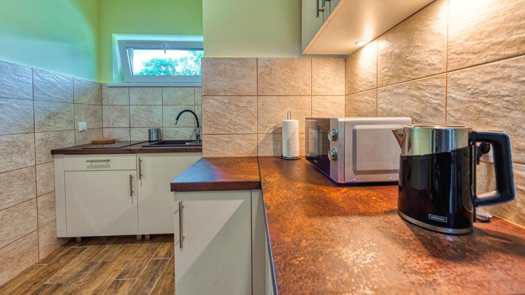 Kuchnia lub aneks kuchenny w obiekcie Apartamenty Kwisa