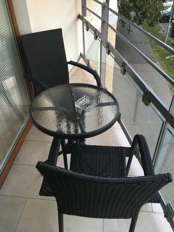 Balkón nebo terasa v ubytování Kondé Apartments A