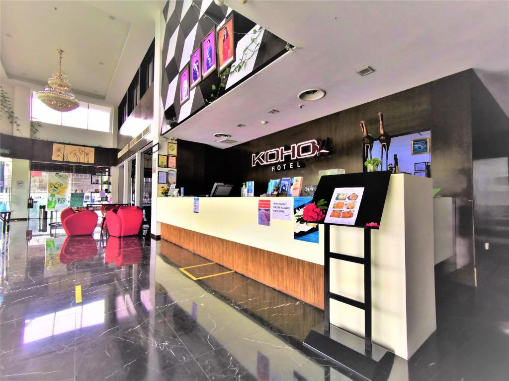 TV a/nebo společenská místnost v ubytování Koho Hotel - Johor Bahru