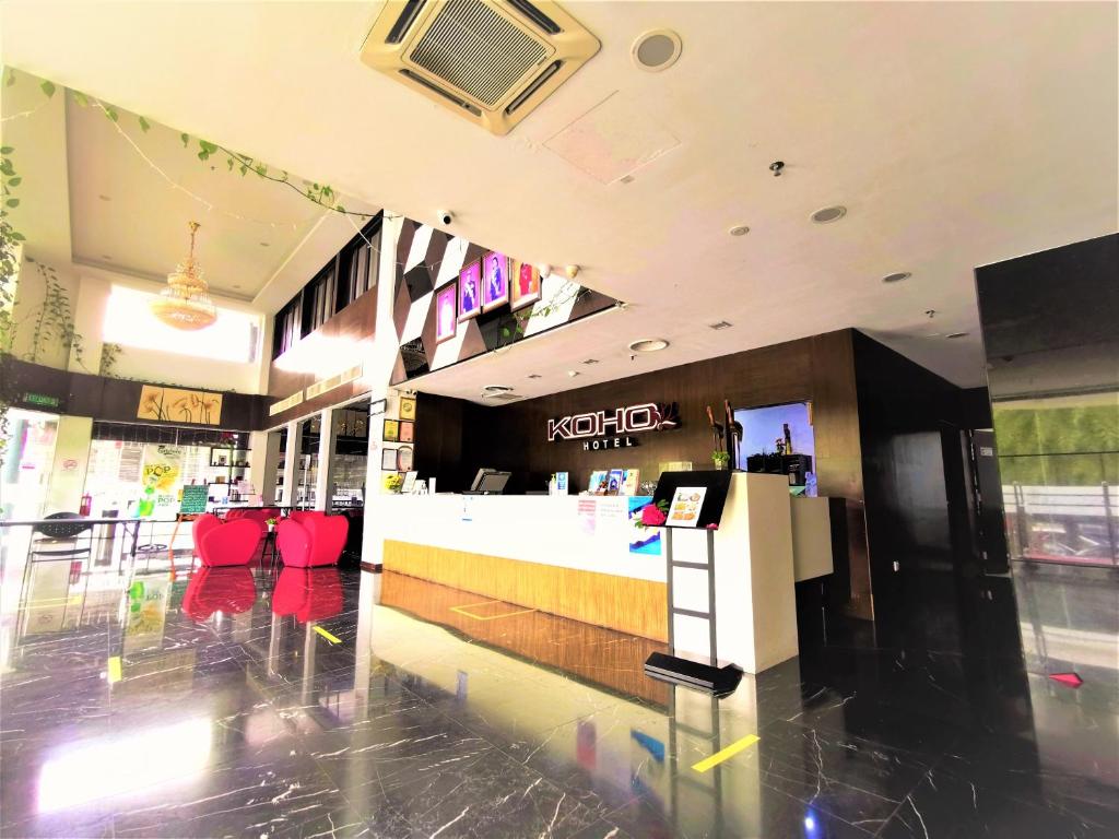 TV a/nebo společenská místnost v ubytování Koho Hotel - Johor Bahru