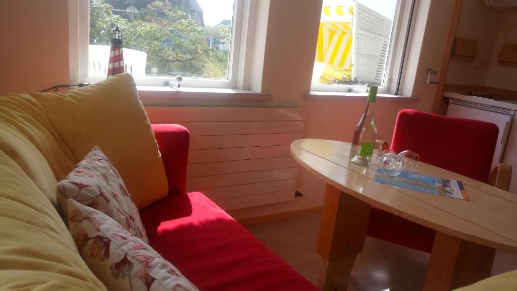 Posezení v ubytování Mini Beach House I Sylt/Rantum