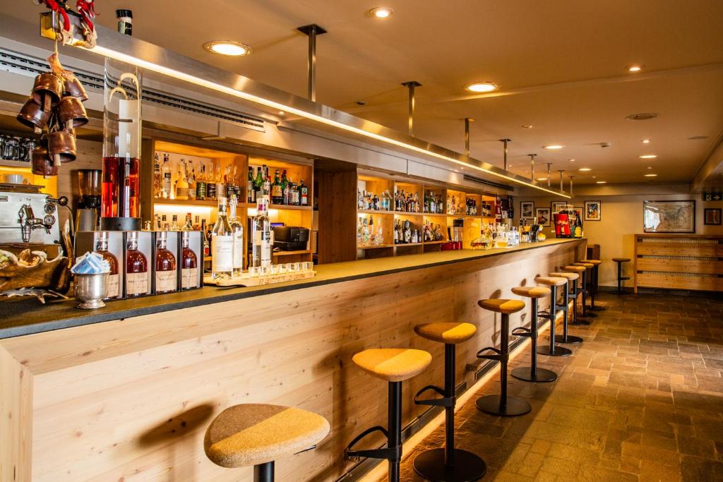 Lounge nebo bar v ubytování Sertorelli Sporthotel