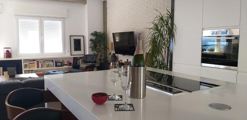 Fotografie z fotogalerie ubytování Ático Loft en frente al mar terraza vista espectacular v destinaci Alicante