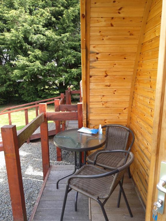 Balcone o terrazza di Log cabin