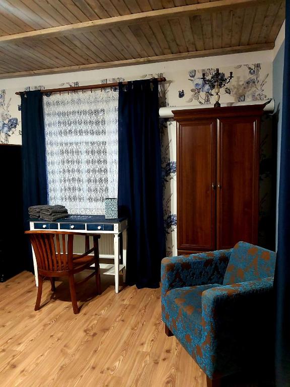 Posezení v ubytování Venkovské apartmány Tiché pastviny