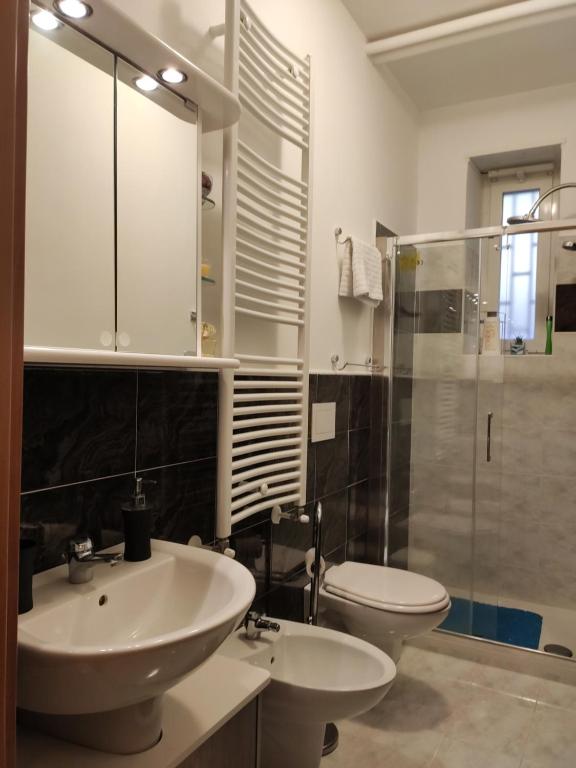 Koupelna v ubytování B&B Isabell