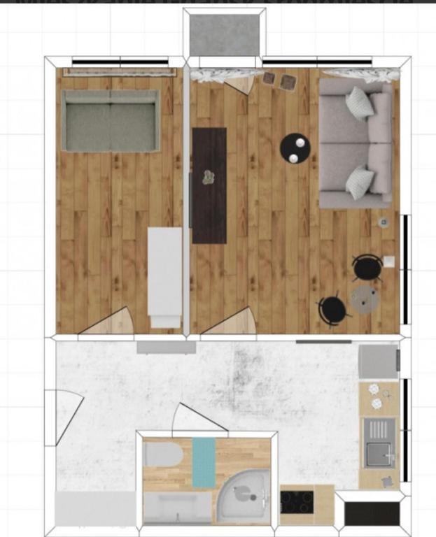 Plán poschodí v ubytovaní APARTAMENT GDAŃSK ŚRÓDMIEŚCIE