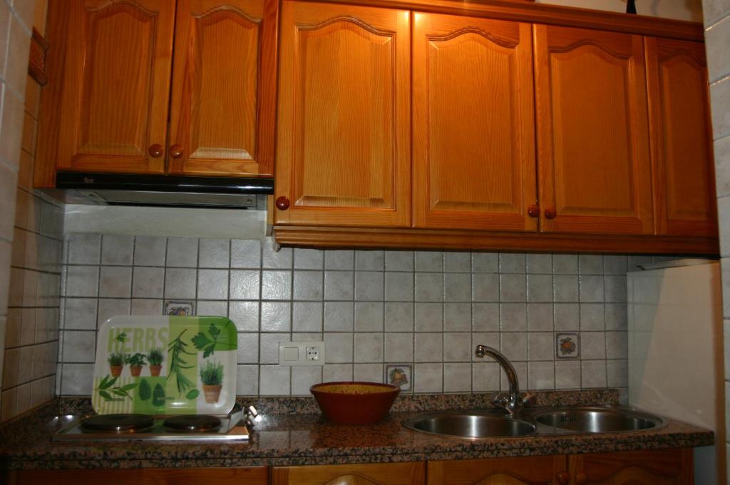 Kuchyň nebo kuchyňský kout v ubytování Apartamentos y Casas Rurales Las Terrazas de la Alpujarra