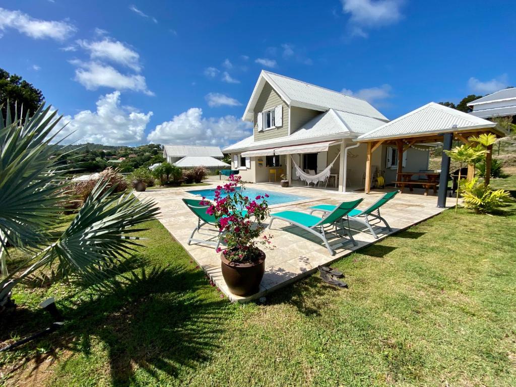 Zahrada ubytování Farniente au soleil..