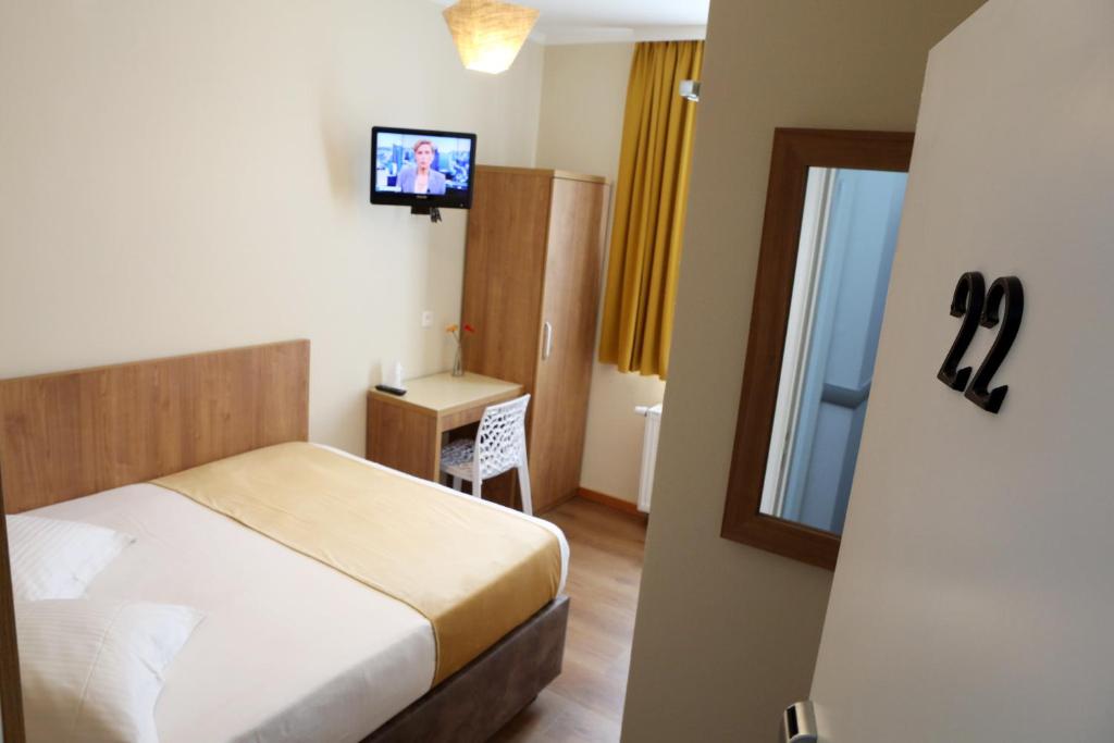 TV a/nebo společenská místnost v ubytování Sun Hotel