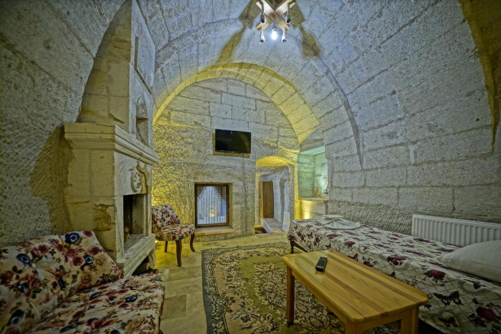 A seating area at Cappa Cave Hotel