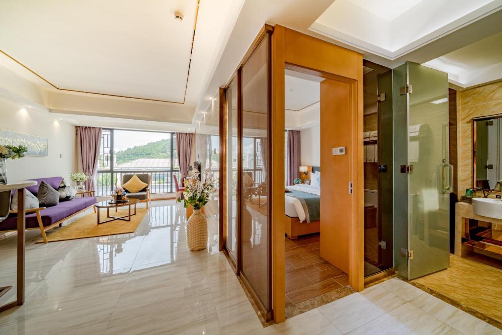 Koupelna v ubytování Dingshang Apartment Hotel
