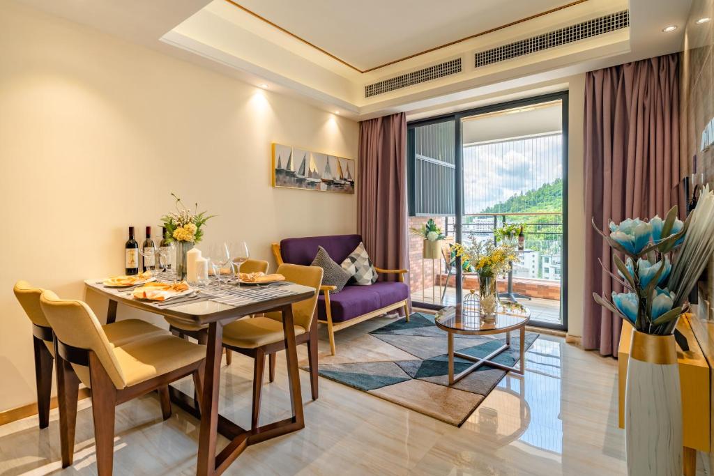 Nápoje v ubytování Dingshang Apartment Hotel