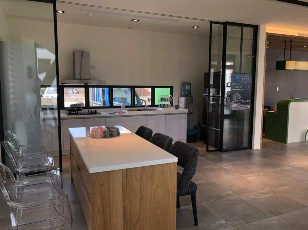Kuchyň nebo kuchyňský kout v ubytování Green Bay B&B