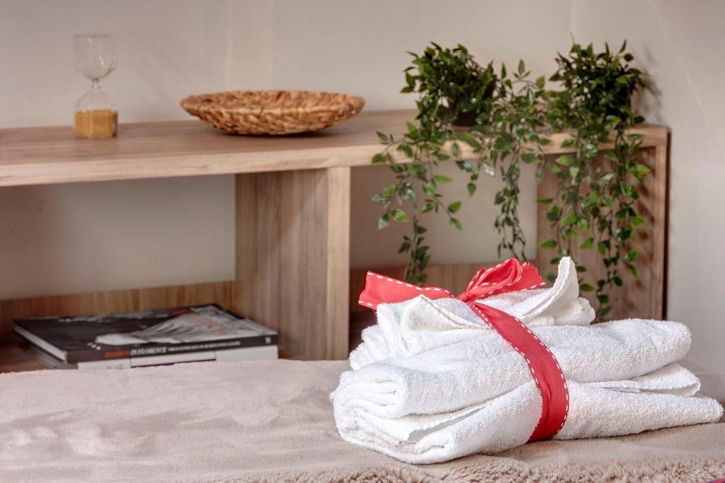 Posteľ alebo postele v izbe v ubytovaní Faenza Apartment by Mamo Florence