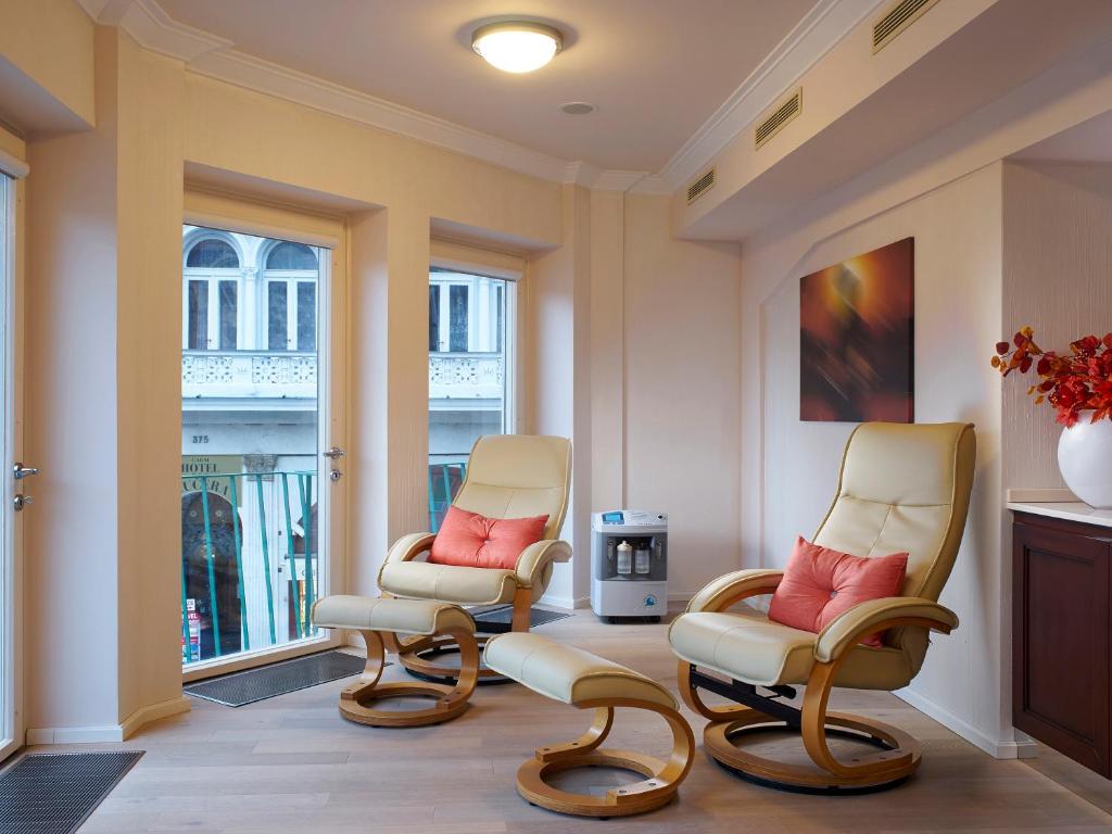 Posezení v ubytování EA Apartmány Mozart