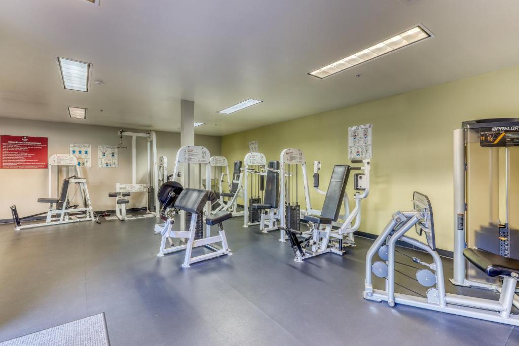 Fitness centrum a/nebo fitness zařízení v ubytování Belltown Court II