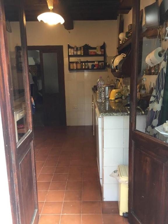 A kitchen or kitchenette at Casale del monte, Pesaro