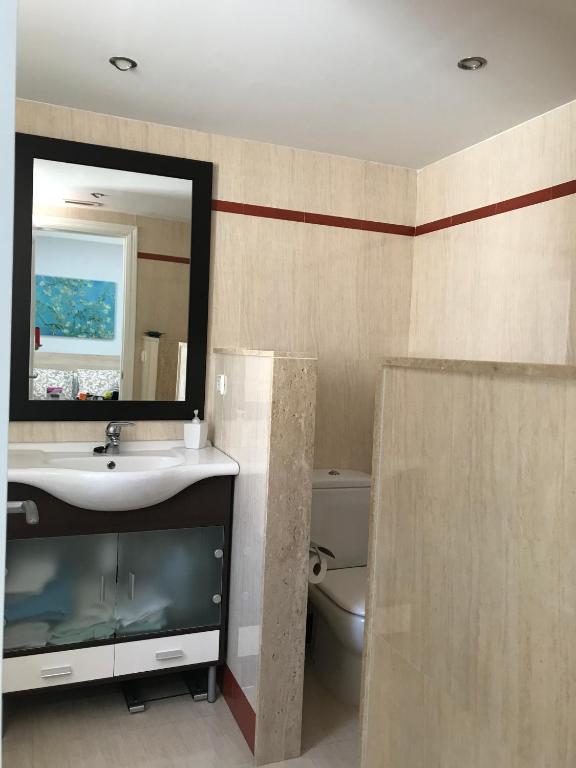 Koupelna v ubytování Habitación en Casa Qerétaro
