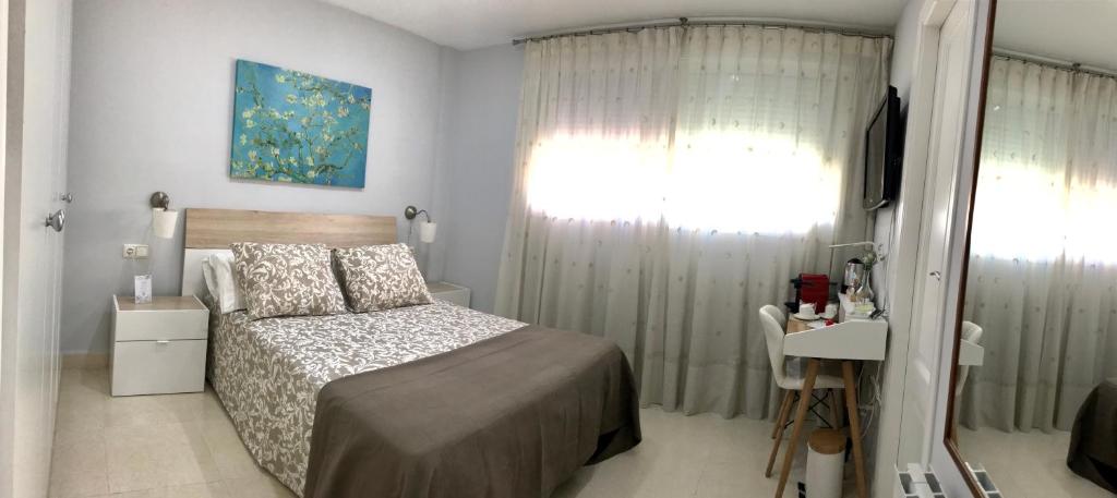 Postel nebo postele na pokoji v ubytování Habitación en Casa Qerétaro