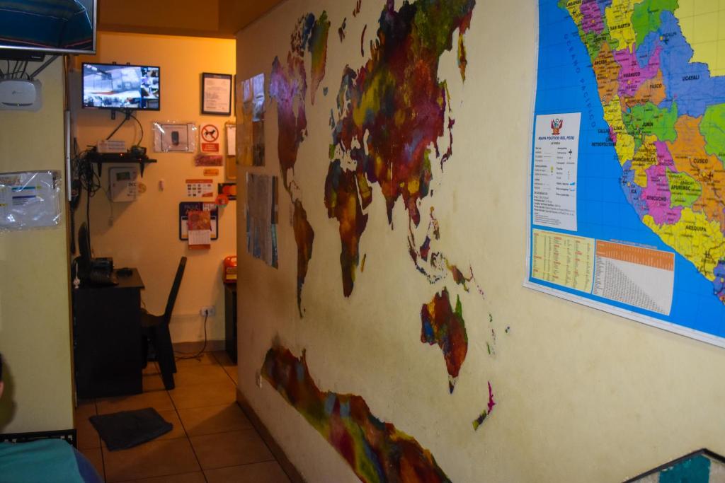 TV a/nebo společenská místnost v ubytování Passion Hostel - Barranco