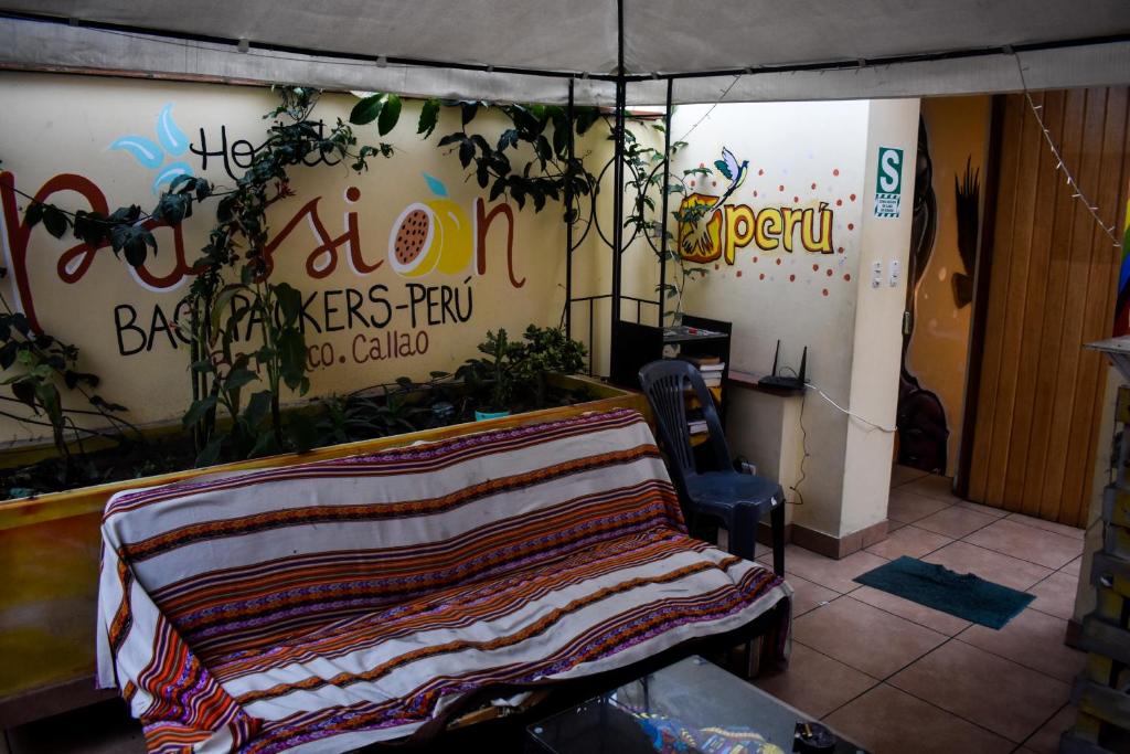 Posezení v ubytování Passion Hostel - Barranco