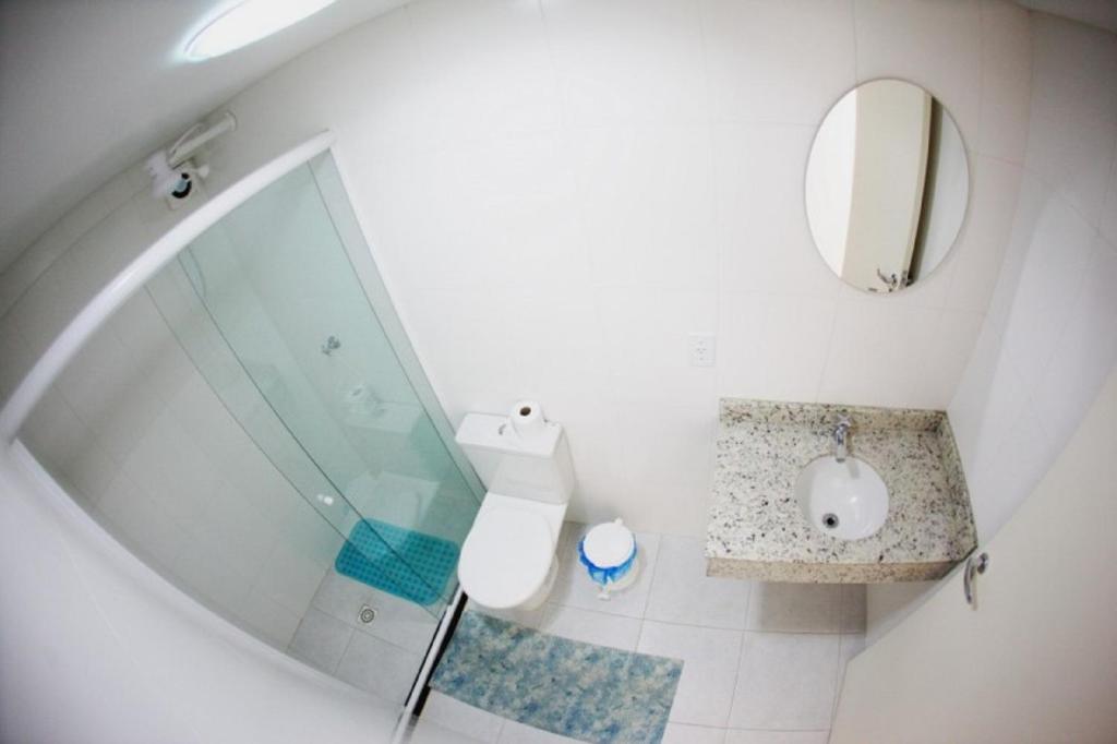 Phòng tắm tại Hostel Toca da Moréia Bombinhas