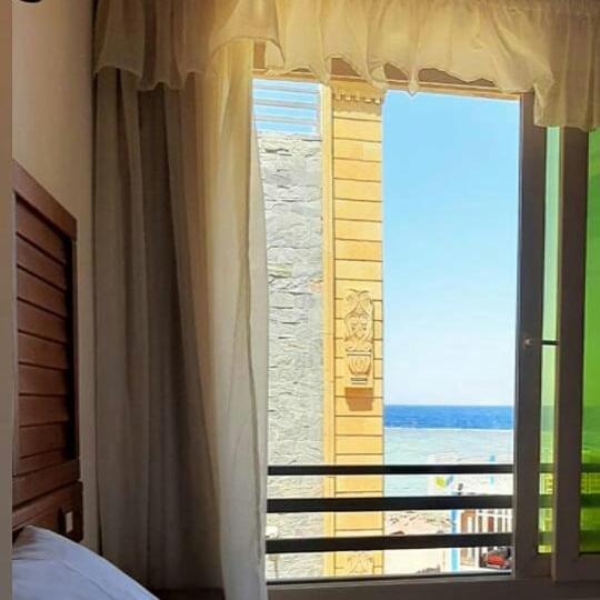 Nespecifikovaný výhled na moře nebo výhled na moře při pohledu z hotelu
