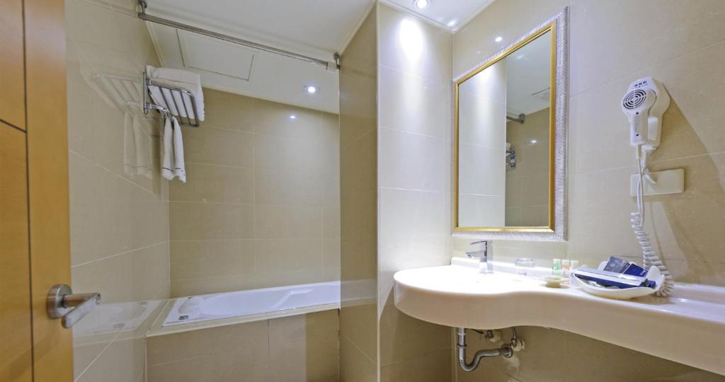 Koupelna v ubytování K Hotel Keelung