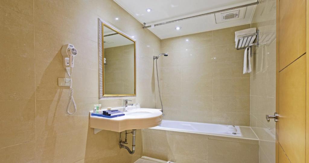 Koupelna v ubytování K Hotel Keelung