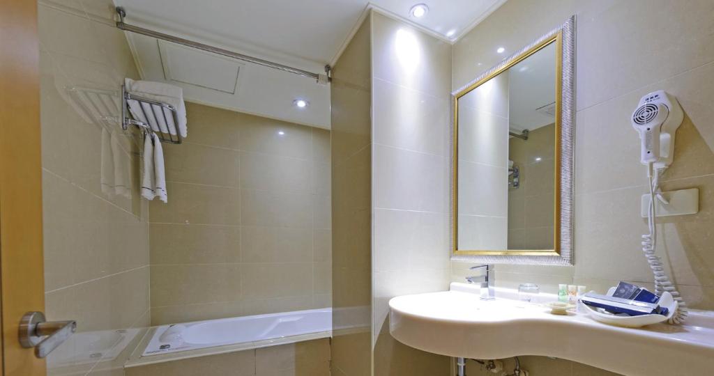 Koupelna v ubytování K Hotel Keelung
