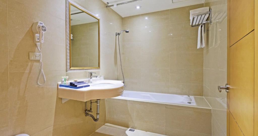 Koupelna v ubytování K Hotel Keelung