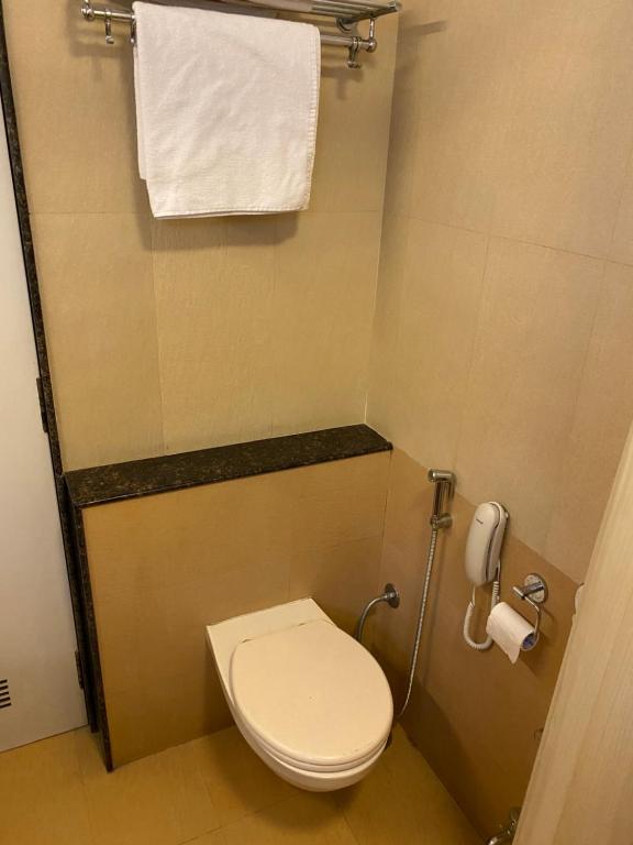 Koupelna v ubytování Panchavati Elite Inn