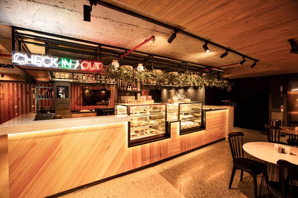 Lounge nebo bar v ubytování Cityloft 64