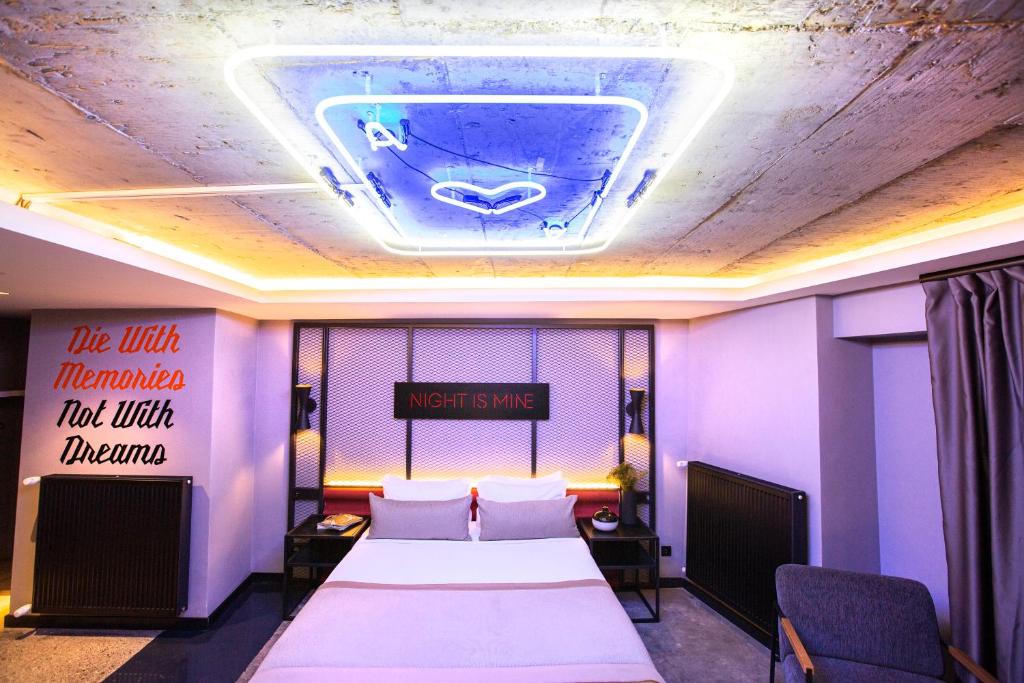 Postel nebo postele na pokoji v ubytování Cityloft 64