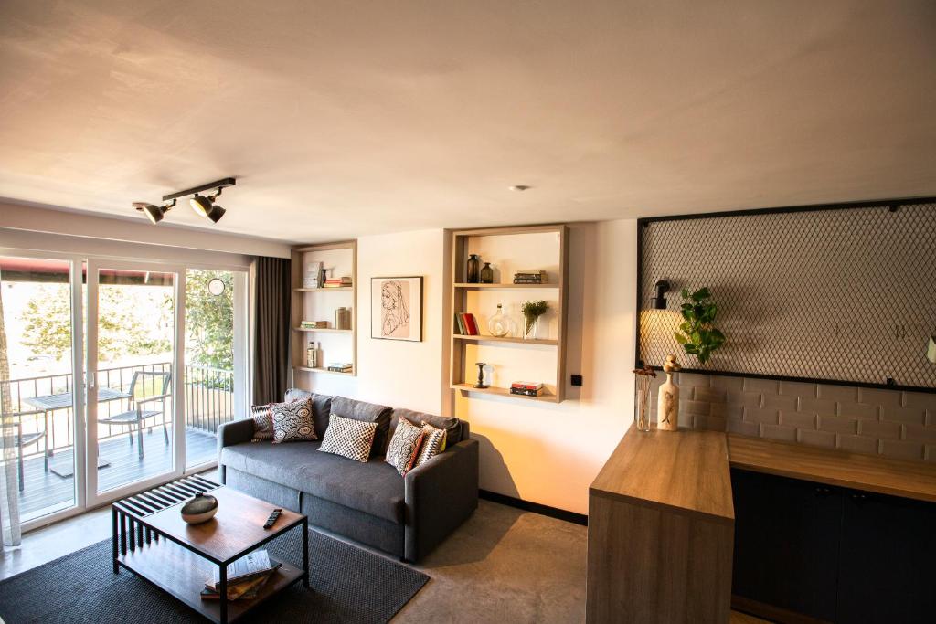 Posezení v ubytování Cityloft 64