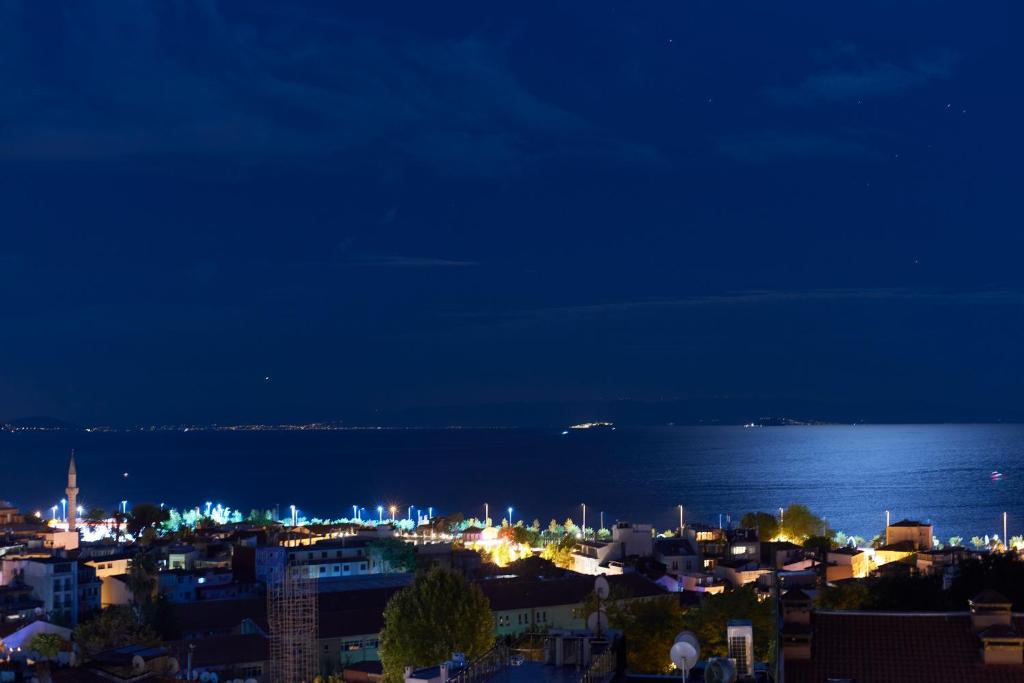 Nespecifikovaný výhled na moře nebo výhled na moře při pohledu z hotelu