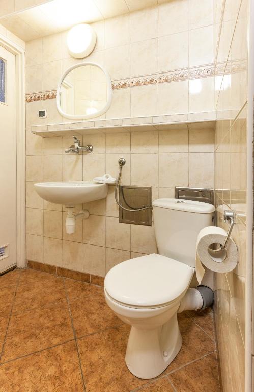 Koupelna v ubytování Ośrodek Jantar Rewita