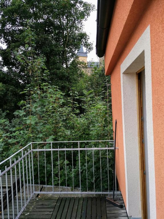 Balkón nebo terasa v ubytování Penzion Pod Zámkem