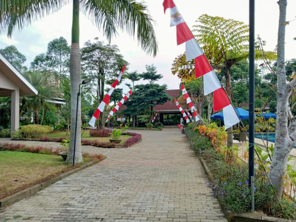 Zahrada ubytování Taman Bukit Palem Resort