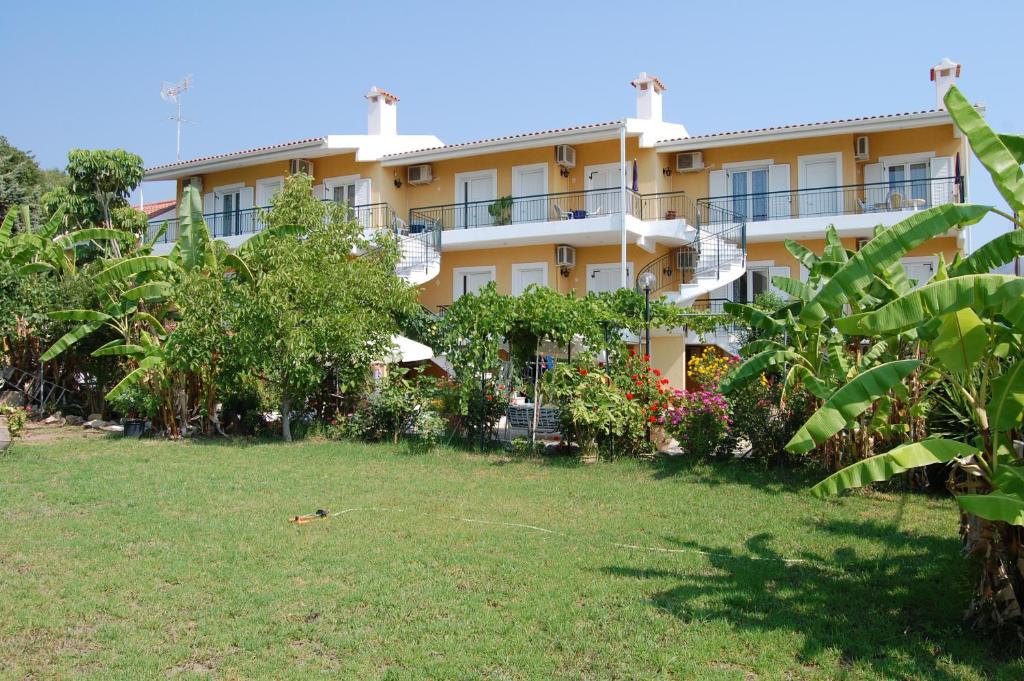 Zahrada ubytování Odyssia Apartments