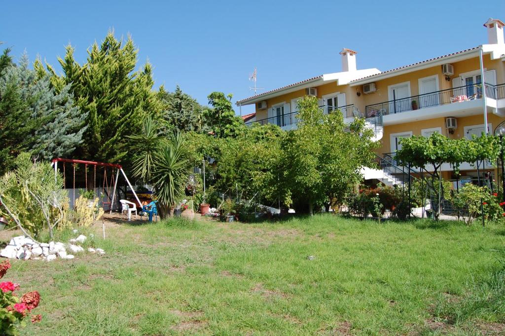 Zahrada ubytování Odyssia Apartments