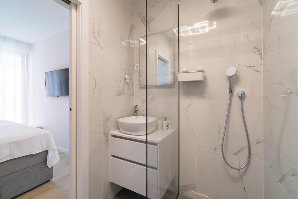 Kúpeľňa v ubytovaní Golden Luxury Apartment