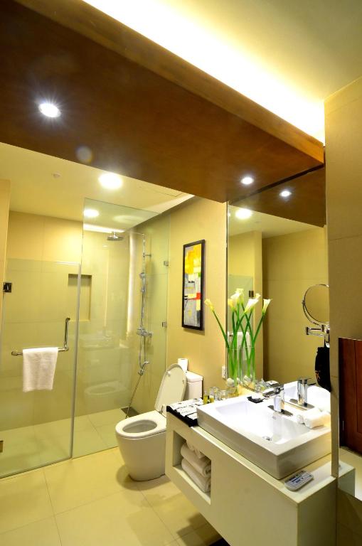 Koupelna v ubytování Lex Hotel Cebu