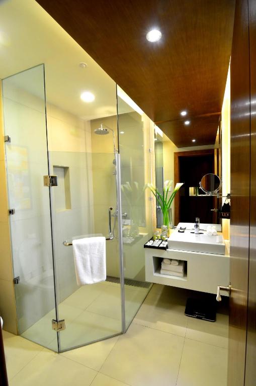 Koupelna v ubytování Lex Hotel Cebu