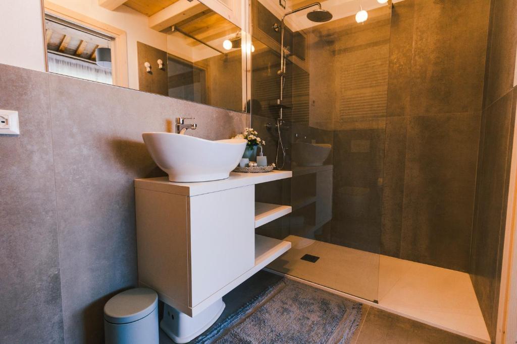 Kúpeľňa v ubytovaní b&b al fienile