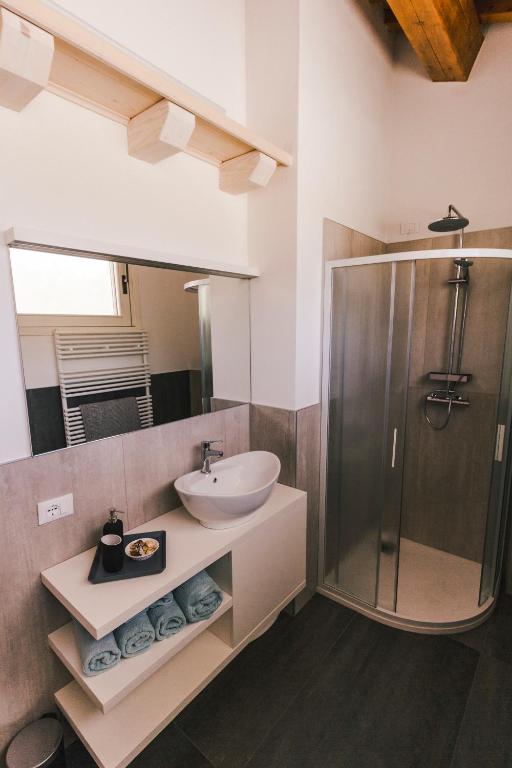 Kúpeľňa v ubytovaní b&b al fienile