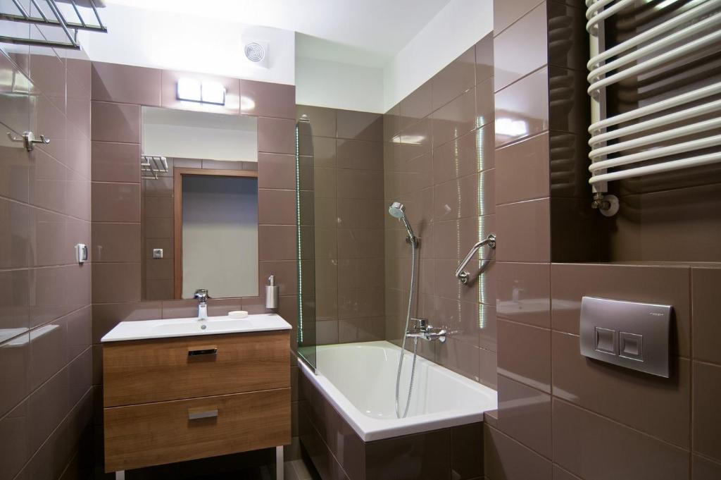 Kúpeľňa v ubytovaní Hotel Dobry Klimat